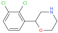 2-(2,3-dichlorophenyl)morpholine molecular structure