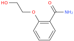 2-(2-hydroxyethoxy)benzamide molecular structure