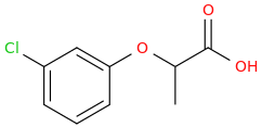 2-(3-Chlorophenoxy)-PropionicAcid molecular structure