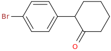 2-(4-BroMophenyl)cyclohexanone molecular structure