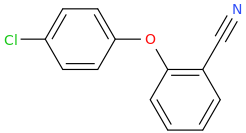 2-(4-Chlorophenoxy)-benzonitrile molecular structure