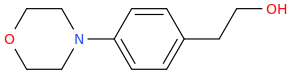 2-(4-morpholinophenyl)ethanol molecular structure