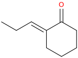 2-(Propylidene)cyclohexanone molecular structure