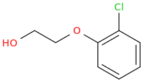 2-(chlorophenoxy)ethanol molecular structure