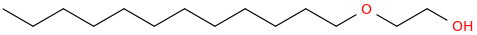 2-(dodecyloxy)ethanol molecular structure