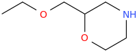 2-(ethoxymethyl)morpholine molecular structure