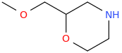 2-(methoxymethyl)morpholine molecular structure