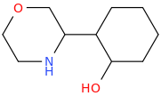2-(morpholin-3-yl)cyclohexan-1-ol molecular structure