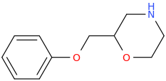 2-(phenoxymethyl)morpholine molecular structure