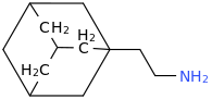 2-ADAMANTANYLETHYLAMINE molecular structure