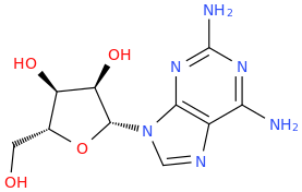 2-AMINOADENOSINE molecular structure