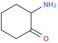 2-Aminocyclohexanone molecular structure