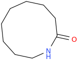 2-Azacyclodecanone molecular structure