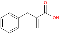 2-BENZYLACRYLIC ACID molecular structure