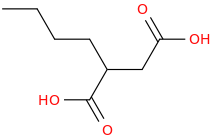 2-BUTYLSUCCINIC ACID molecular structure