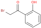 2-Bromo-2'-hydroxyacetophenone molecular structure