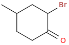 2-Bromo-4-methylcyclohexanone molecular structure