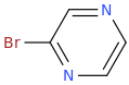 2-Bromopyrazine molecular structure