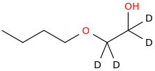 2-Butoxyethanol--d4 molecular structure
