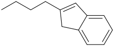 2-Butylindene molecular structure