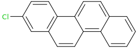 2-Chlorochrysene molecular structure