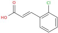 2-ChlorocinnamicAcid molecular structure