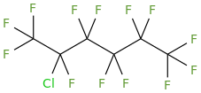 2-Chloroperfluorohexane molecular structure