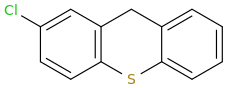 2-Chlorothioxanthene molecular structure