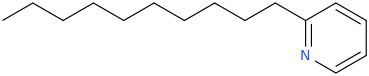 2-Decylpyridine molecular structure