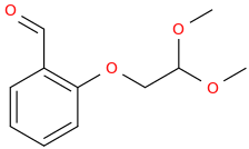 2-Dimethoxyethoxybenzaldehyde molecular structure