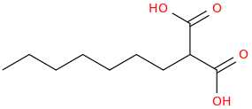 2-HEPTYL-MALONIC ACID molecular structure