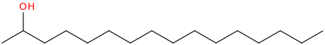 2-HEXADECANOL molecular structure