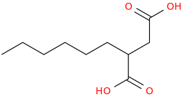2-HEXYLSUCCINIC ACID molecular structure
