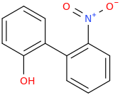 2-Hydroxy-2'-nitrobiphenyl molecular structure