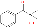 2-Hydroxy-2-methylpropiophenone molecular structure