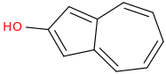 2-Hydroxyazulene molecular structure