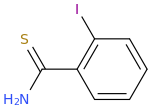 2-IODOTHIOBENZAMIDE molecular structure