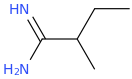 2-METHYL-BUTYRAMIDINE molecular structure