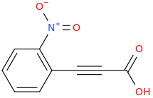 2-NITROPHENYLPROPIOLIC ACID molecular structure