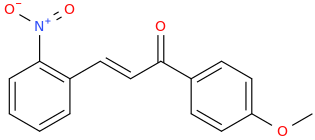 2-Nitro-4'-methoxychalcone molecular structure