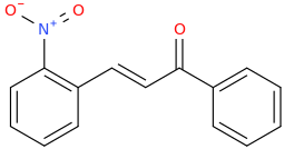 2-Nitrochalcone molecular structure