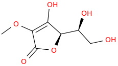 2-O-methylascorbic acid molecular structure