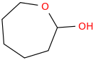 2-OXEPANOL molecular structure