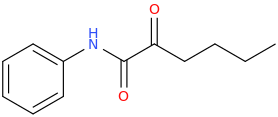2-Oxo-N-phenylhexanamide molecular structure