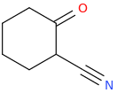 2-Oxocyclohexanecarbonitrile molecular structure