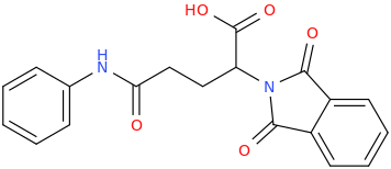 2-PHTHALIMIDOGLUTARANILIC ACID molecular structure