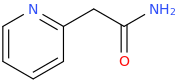 2-PYRIDINEACETAMIDE molecular structure