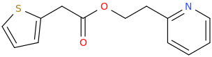 2-PYRIDYLETHYL THIOLACETATE molecular structure
