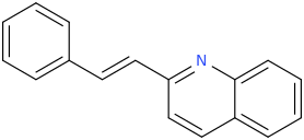 2-Styrylquinoline molecular structure