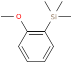 2-TRIMETHYLSILYLANISOLE molecular structure